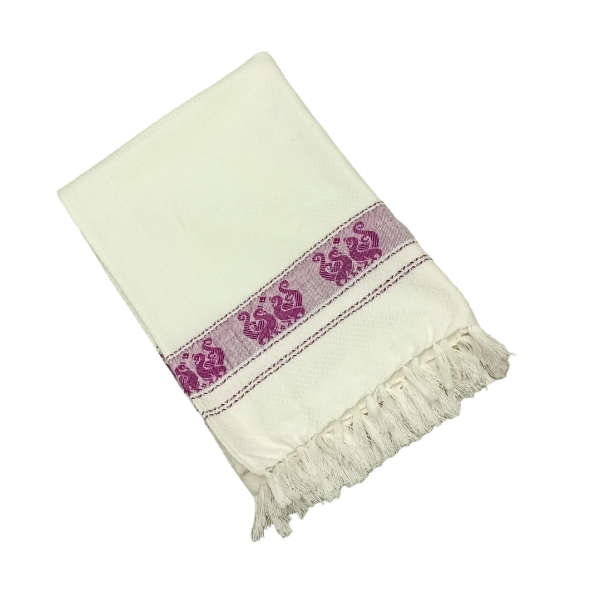 COTTON BATH TOWEL PLAIN WHITE