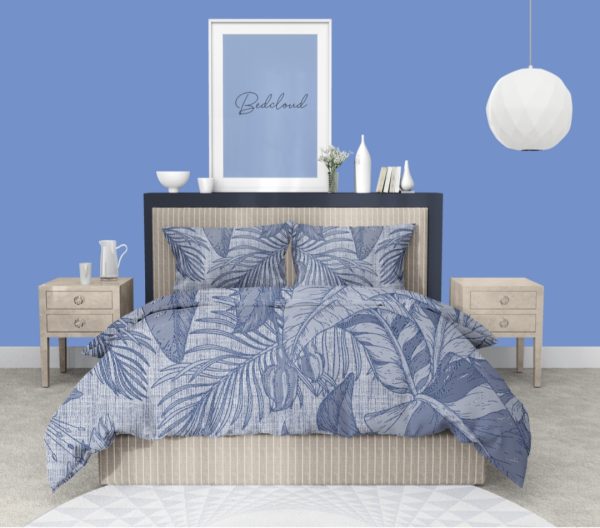 THETASUPREME 100% COTTON BEDSHEET WITH 2 PILLOW COVER
