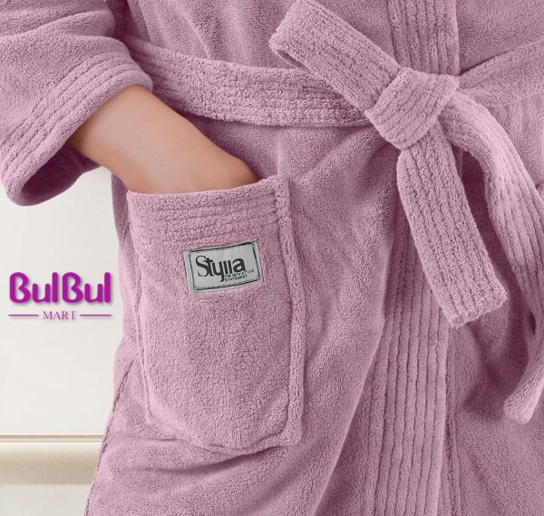 SOFT TOUCH TEA BATHROBE FOR WOMEN (LARGE SIZE) - Image 4