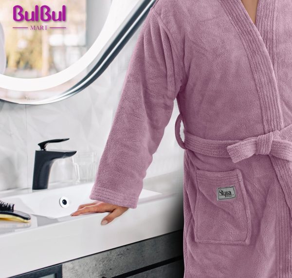 SOFT TOUCH TEA BATHROBE FOR WOMEN (LARGE SIZE) - Image 3