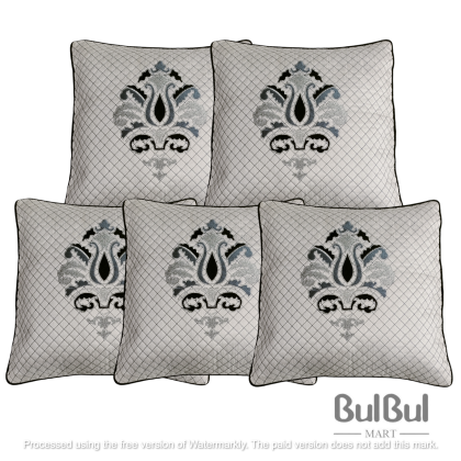 INSILK EMB CUSHION COVER 5pc SET