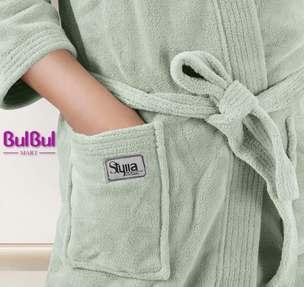 SOFT TOUCH TEA BATHROBE FOR WOMEN (LARGE SIZE) - Image 4