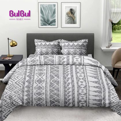 ATOM QUEEN SIZE BEDSHEET WITH 2 PILLOW COVER