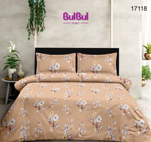 ATOM QUEEN SIZE BEDSHEET WITH 2 PILLOW COVER