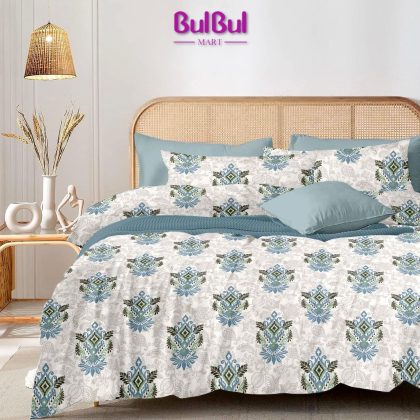 ATOM QUEEN SIZE BEDSHEET WITH 2 PILLOW COVER