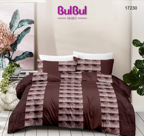 CRYSTAL QUEEN SIZE BEDSHEET WITH 2 PILLOW COVER