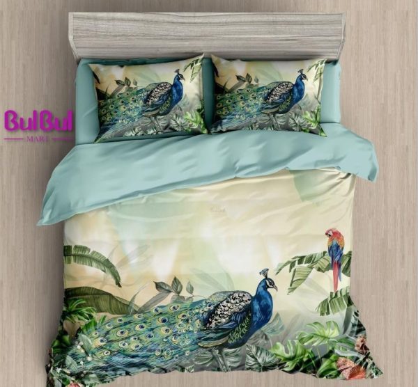 DIGITAL PANEL PRINT KING SIZE BEDSHEET