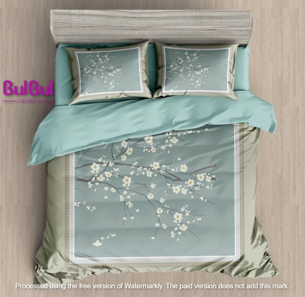 DIGITAL PANEL PRINT KING SIZE BEDSHEET