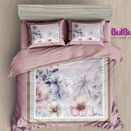 DIGITAL PANEL PRINT KING SIZE BEDSHEET