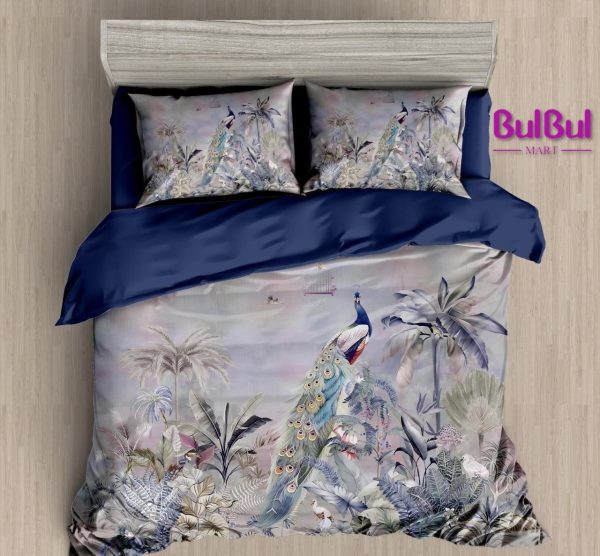 DIGITAL PANEL PRINT KING SIZE BEDSHEET