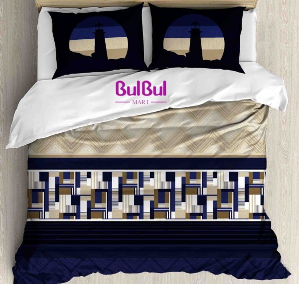 CRYSTAL KING SIZE BEDSHEET WITH 2 COORDINATED PILLOW COVER