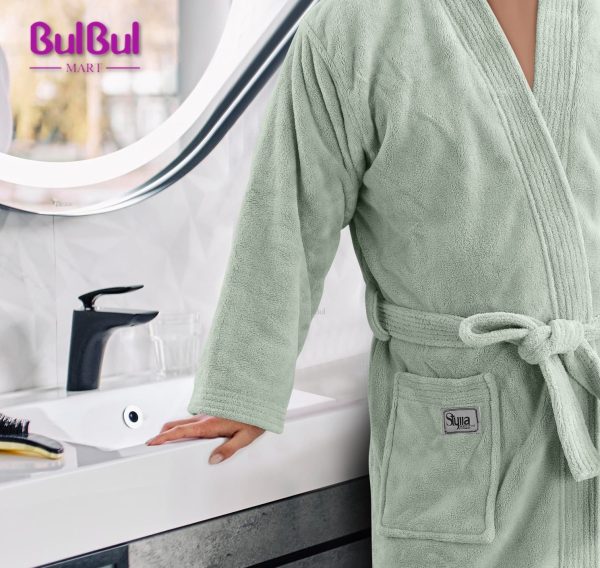 SOFT TOUCH TEA BATHROBE FOR WOMEN (LARGE SIZE) - Image 3