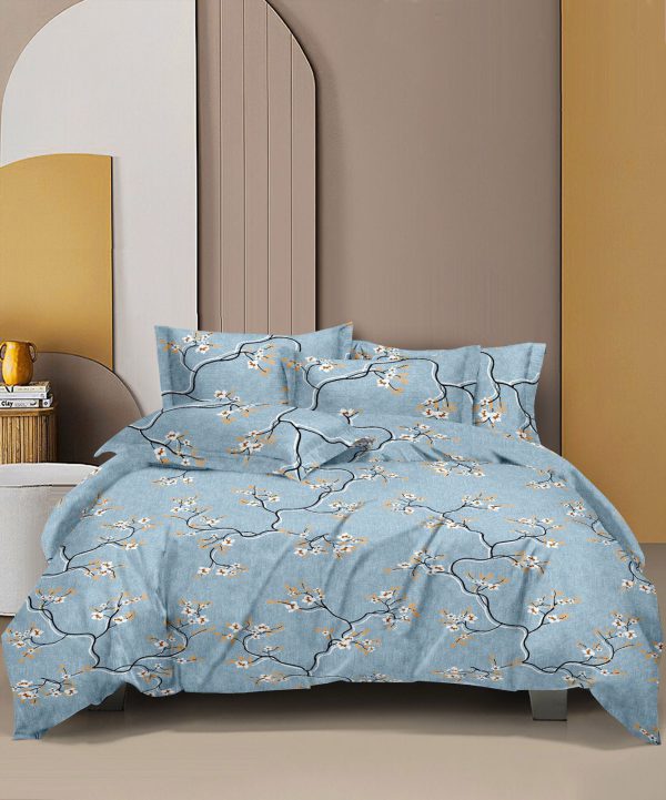 Atom Queen Size Bedsheet With 2 Pillow Cover