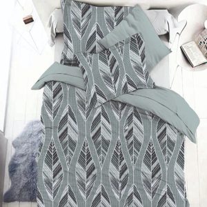 Cotton King Size Bedsheet With 2 Pillow Covers