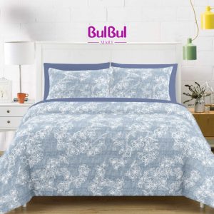 Cotton King Size Bedsheet With 2 Pillow Covers