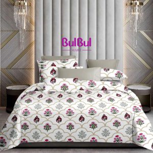 Atom King Size Bedsheet With 2 Pillow Cover