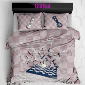 Digital Urbanic King Size Bedsheet With 2 Pillow Cover