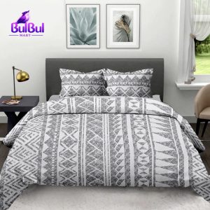 Atom Queen Size Bedsheet With 2 Pillow Cover
